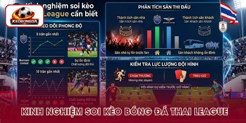 Kinh nghiệm soi kèo bóng đá Thai League hiệu quả