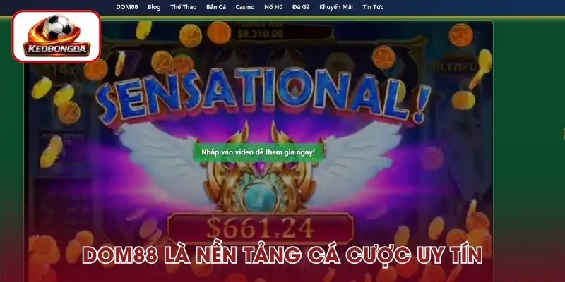 Dom88 là một trong những nhà cái có độ uy tín cao trên thị trường hiện nay