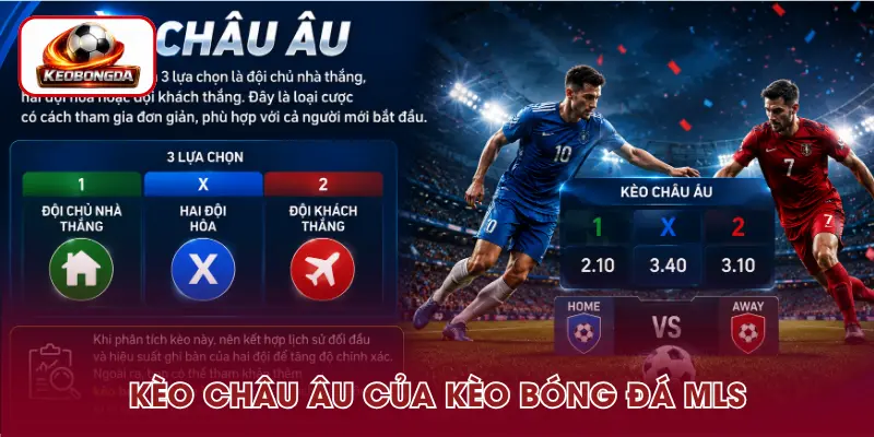 Kèo châu Âu - Lựa chọn phổ biến trong kèo bóng đá MLS