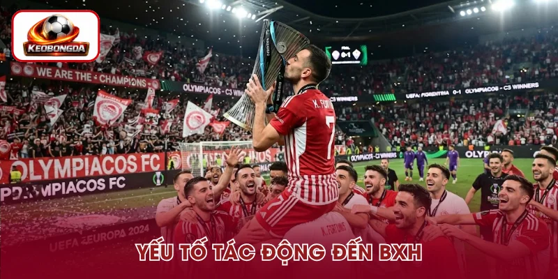 Những yếu tố ảnh hưởng đến vị trí BXH C3