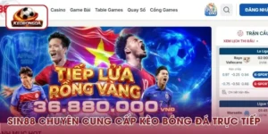 Sin88 Chuyên Cung Cấp Kèo Bóng Đá Trực Tiếp, Tỷ Lệ Cược Hấp Dẫn