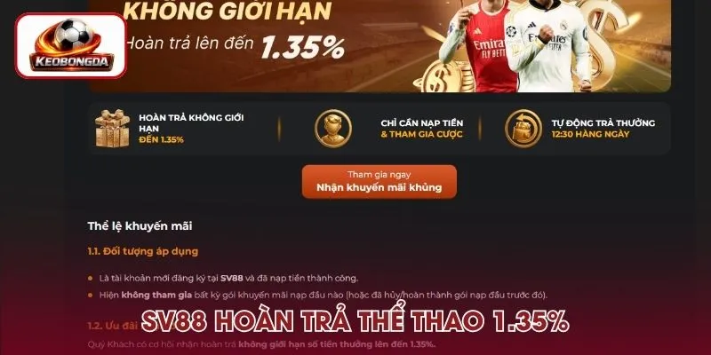 Truy cập ngay vào nhà cái để tận hưởng ưu đãi hoàn trả hấp dẫn