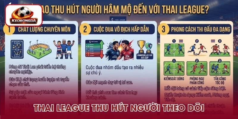 Thai League thu hút đông đảo người theo dõi
