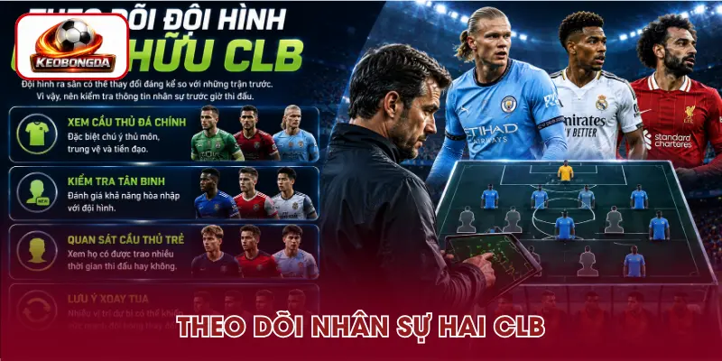 Xem đội hình trước trận giao hữu CLB